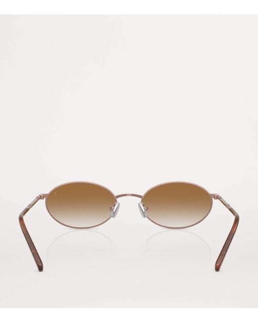 Brunello Cucinelli Natural Titanium Sunglasses