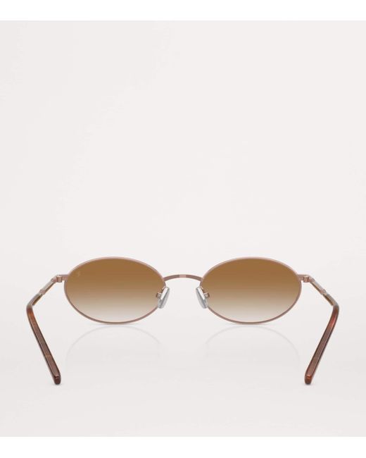 Brunello Cucinelli Natural Titanium Sunglasses
