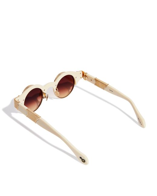 Matsuda Brown Round-frame Sunglasses for men