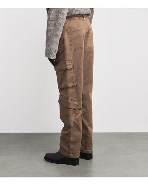 Represent Natural Cotton Cargo Pocket Trousers for men