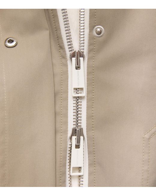 Yves Salomon Natural Waterproof Fur-Trim Parka Coat