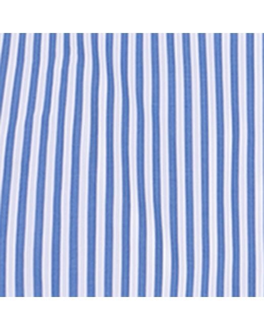 Tom Ford Blue Cotton Baton Stripe Shirt for men