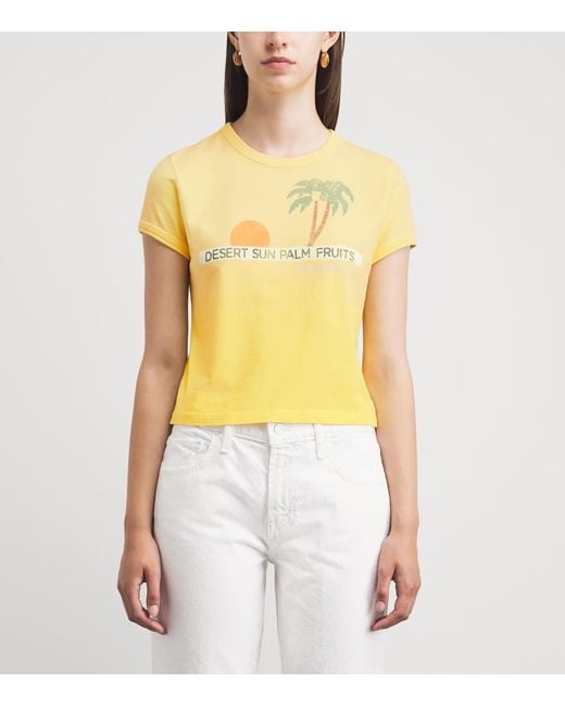 Mother Yellow Itty Bitty Ringer T-Shirt