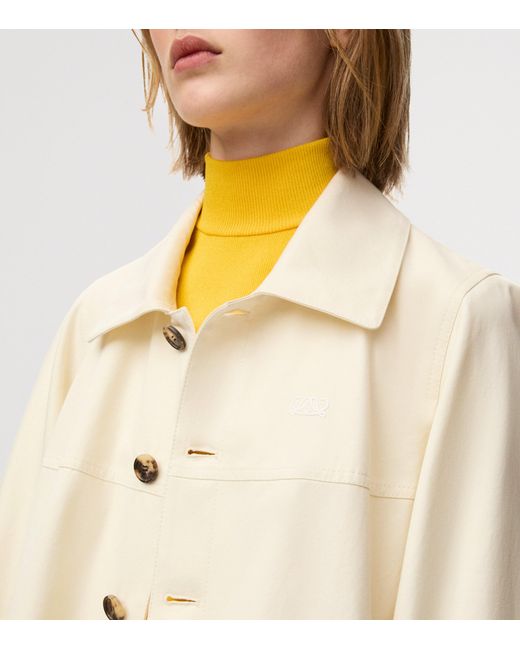 Loewe Natural Cotton-Silk Jacket