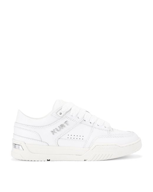 Kurt Geiger White Leather Hatton Sneakers