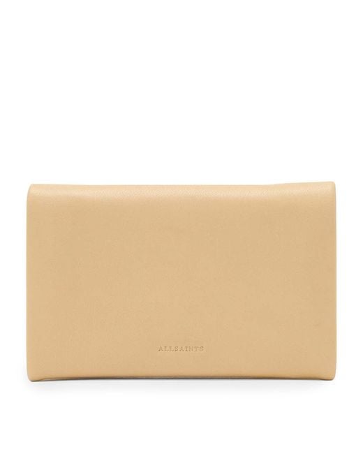 AllSaints Natural Leather Harluna Wallet
