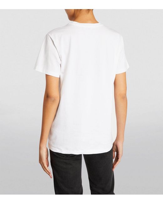 Isabel Marant White Logo Print Vidal T-shirt