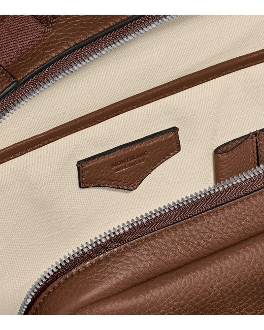 Montblanc Brown Leather Companion Backpack