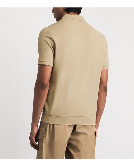 Polo Ralph Lauren Natural Cotton Honeycomb Polo Shirt for men