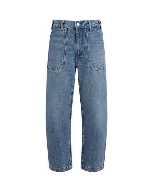 FRAME Blue The Ranger Wide Jeans
