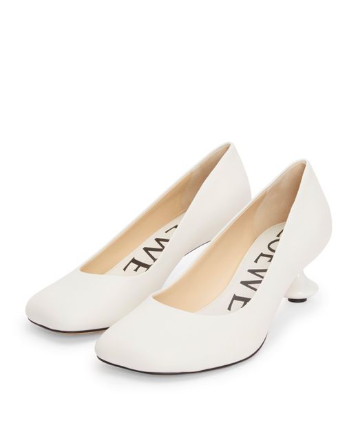 Loewe Leather Toy Pumps 45 in White | Lyst