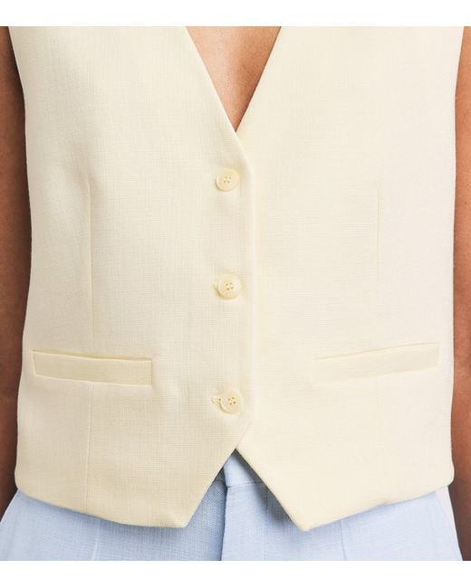 Maje Natural Tailored Waistcoat