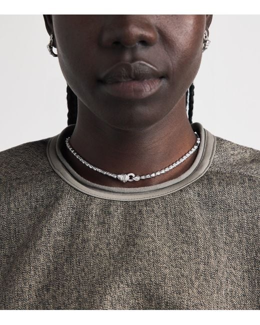 SHAY Natural And Diamond Serpentine Necklace