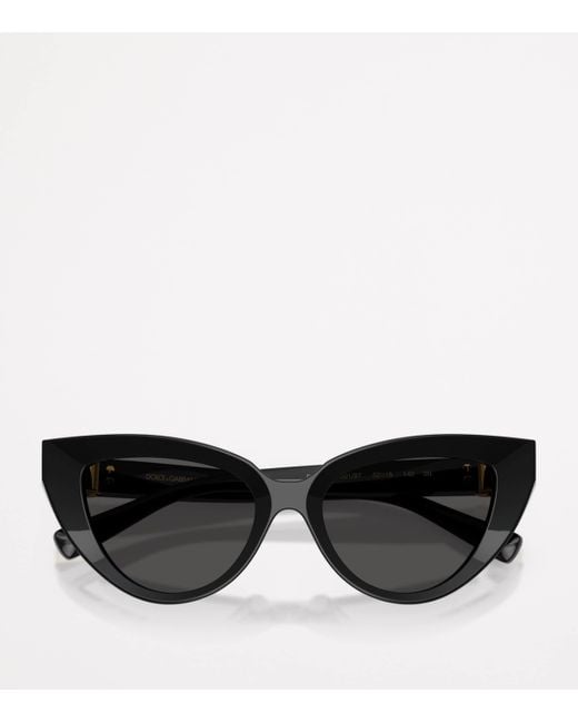 Dolce & Gabbana Black Cat Eye Sunglasses