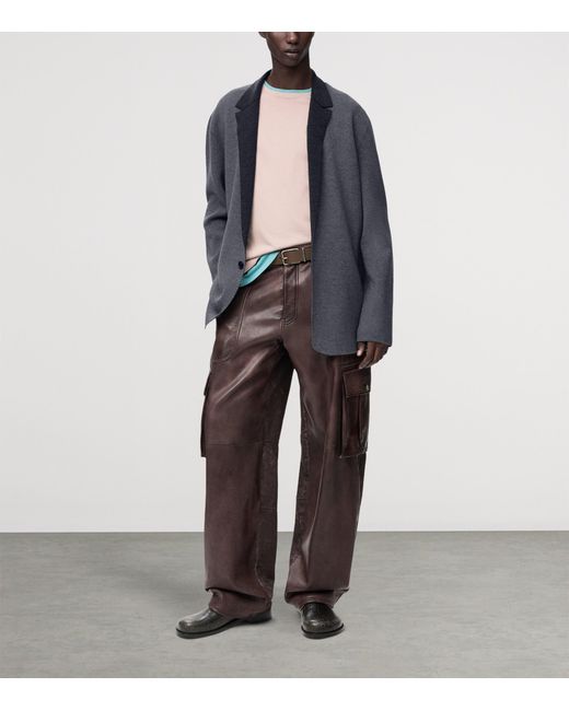 Loewe Blue Wool Blazer for men