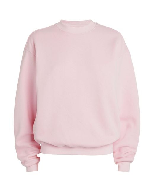 Skims Pink Fleece Classic Sweatshirt