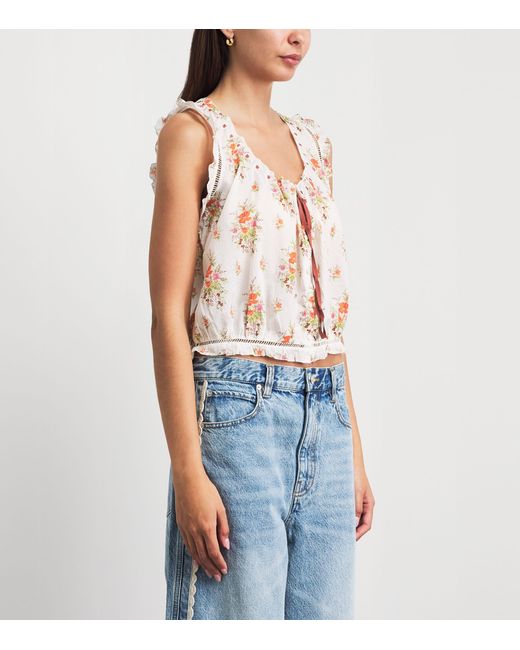 Doen White Organic Cotton Traveler Top