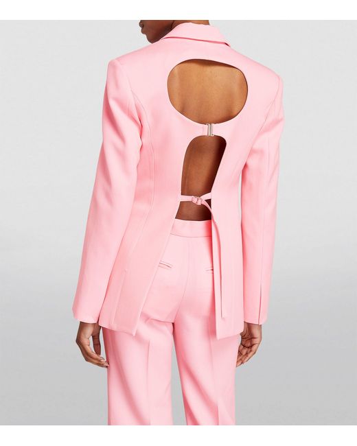 LVIR Pink Single-breasted Blazer