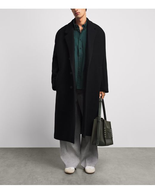 AMI Green Cotton Ami De Coeur Shirt for men
