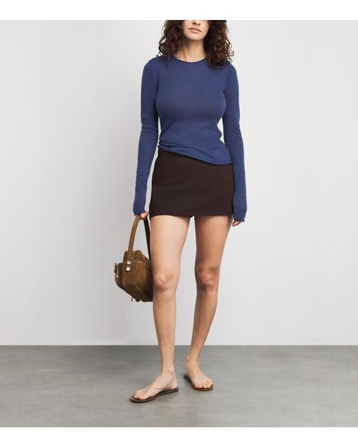 Skims Blue Cashmere Sweater