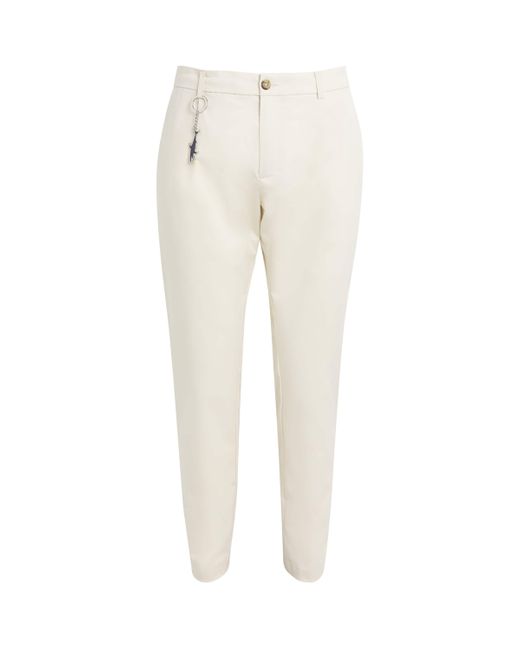 Paul & Shark Natural Stretch Slim-Fit Chinos With Shark Charm for men