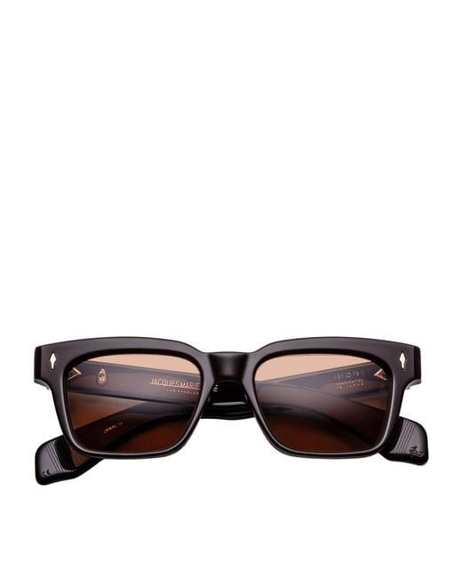 Jacques Marie Mage Brown Acetate Molino Sunglasses for men