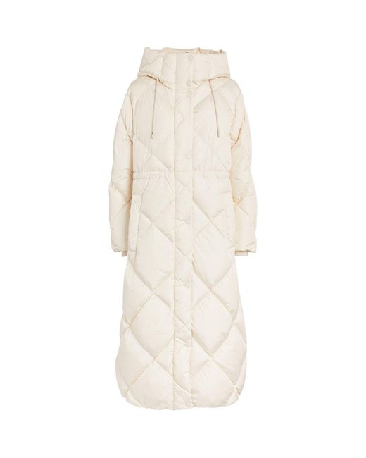 Weekend by Maxmara Natural Long Quilted Parka