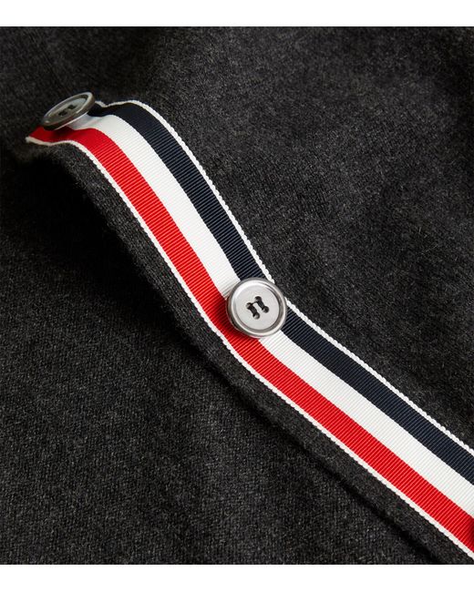 Thom Browne Black Cashmere 4-Bar Cardigan