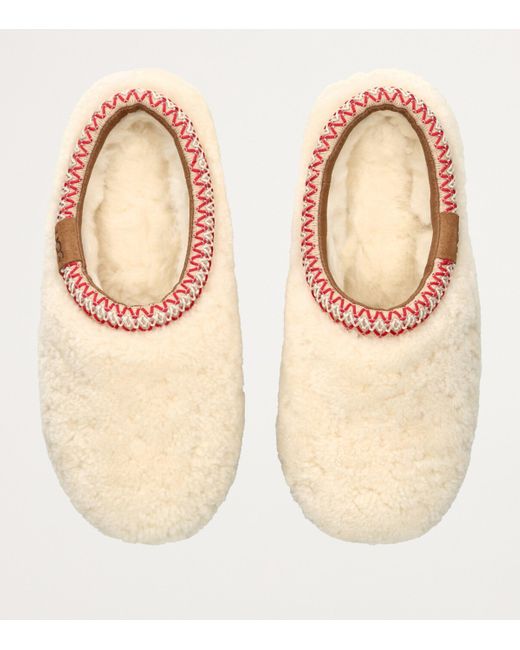 Ugg Natural Sheepskin Tasman Maxi Curly Slippers