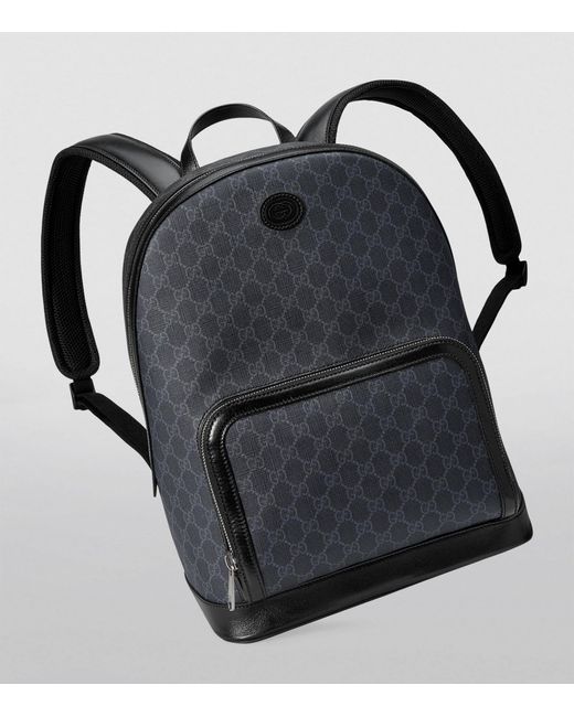 Gucci Gray Canvas Gg Supreme Backpack for men