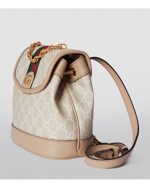 Gucci Natural Mini Ophidia Gg Backpack