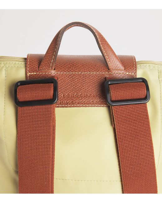 Longchamp Yellow Medium Le Pliage Original Backpack