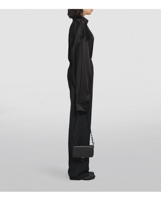 Balenciaga Blue Elasticated-Waist Trousers