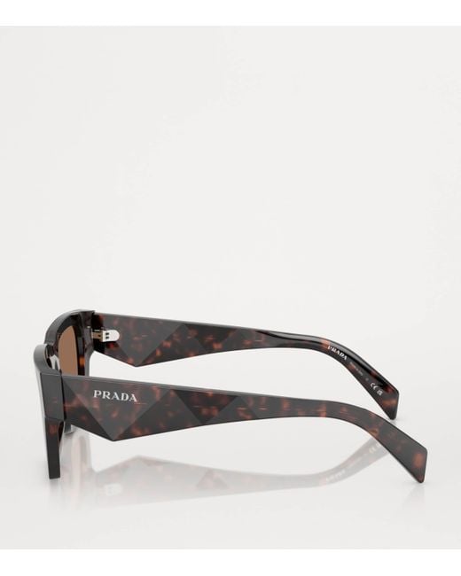 Prada Brown Acetate Pra06S Sunglasses for men