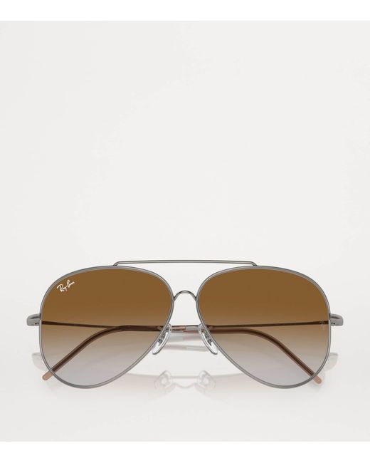 Ray-Ban Brown Metal 0Rbr0101S Sunglasses