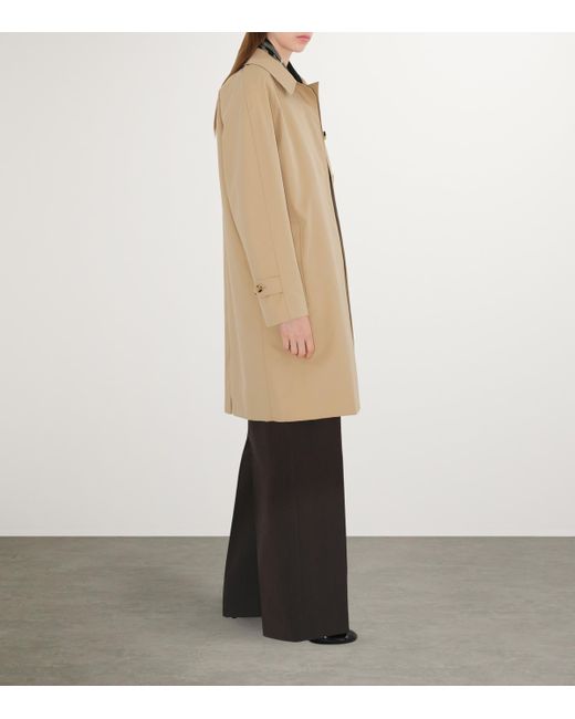 Burberry Natural Gabardine Camden Car Coat