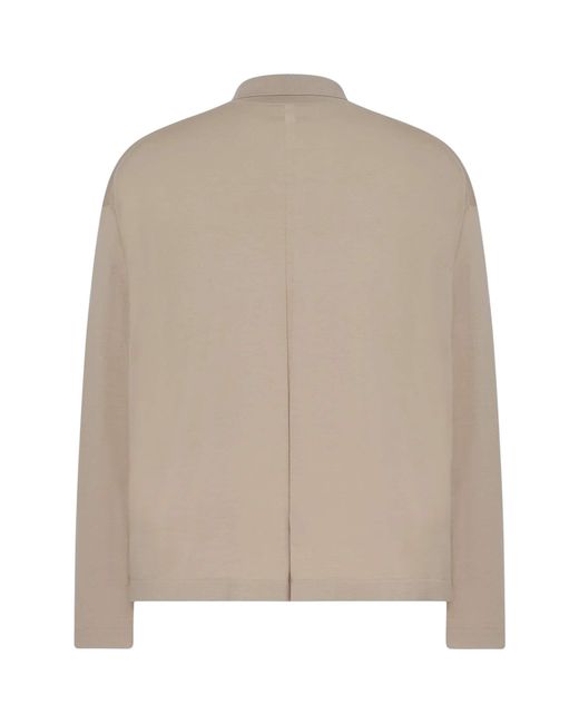 The Row Natural Djon Wool Polo Sweater for men