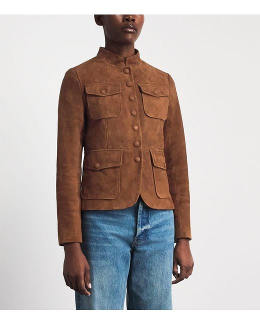 Rag & Bone Brown Suede Mercer Blazer