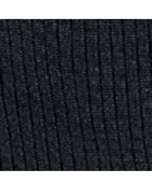 Doré Doré Black Long Cotton Rib-Knit Socks for men