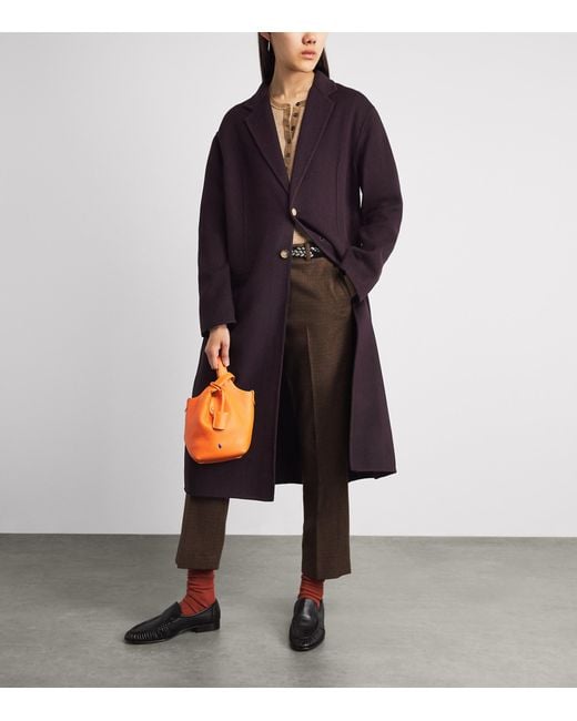 Polo Ralph Lauren Blue Wool Coat