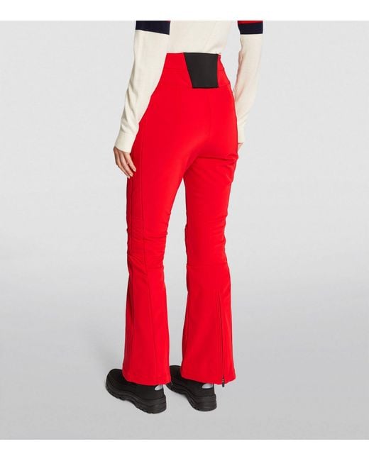 Perfect Moment Aurora Houndstooth High-rise Flared Ski Pants In