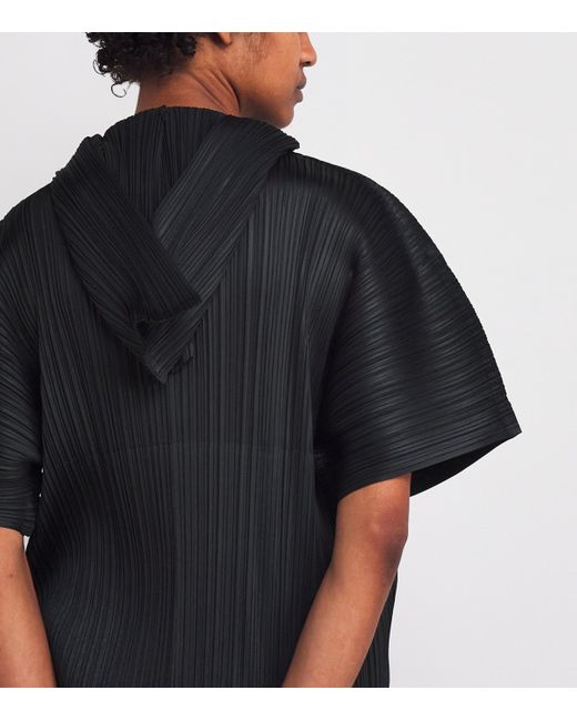 Pleats Please Issey Miyake Black Monthly Colors August Top