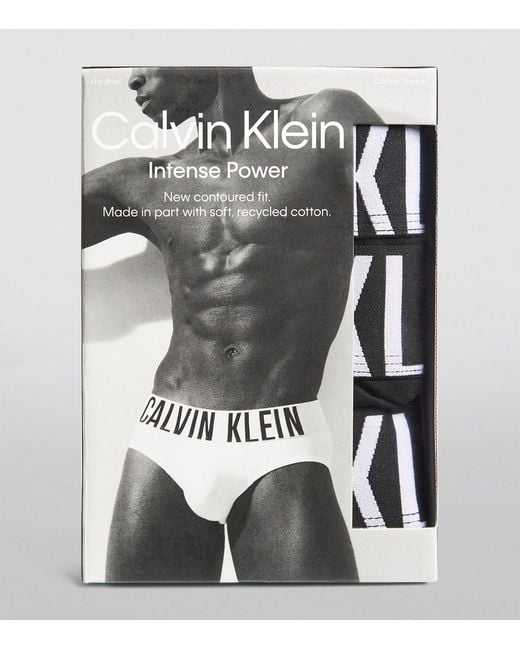 Calvin Klein Black 3 Pack Briefs for men