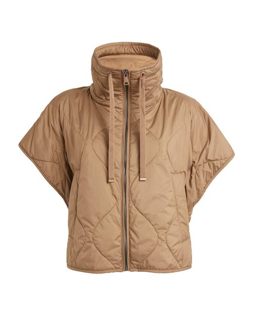 Weekend by Maxmara Natural Cropped Luxepad Quilted Jacket