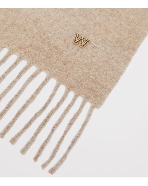 Weekend by Maxmara Natural Wool Scarf