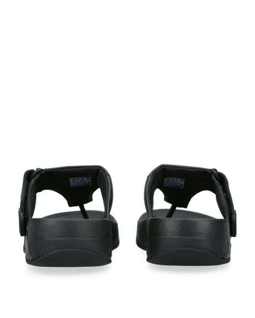 Fitflop Black Trakk Ii Toe-post Sandals for men