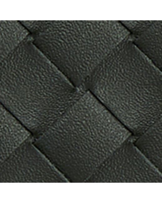 Bottega Veneta Black Leather Intrecciato Piccolo Bifold Wallet for men