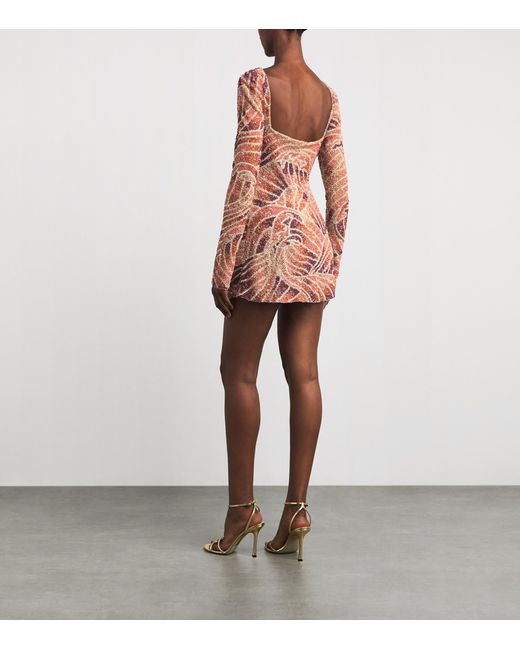Clio Peppiatt Pink Maré Mini Dress