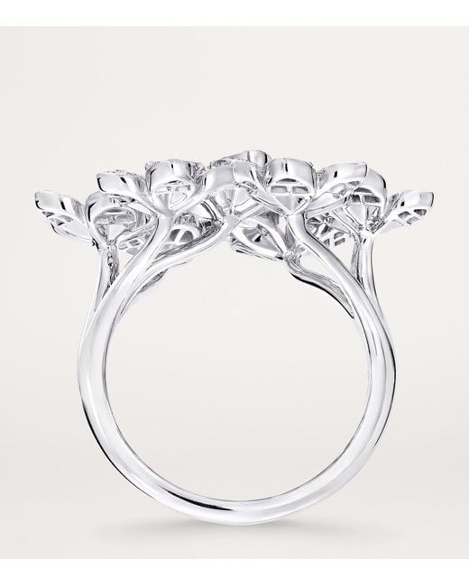 Graff White And Diamond Wild Flower Ring