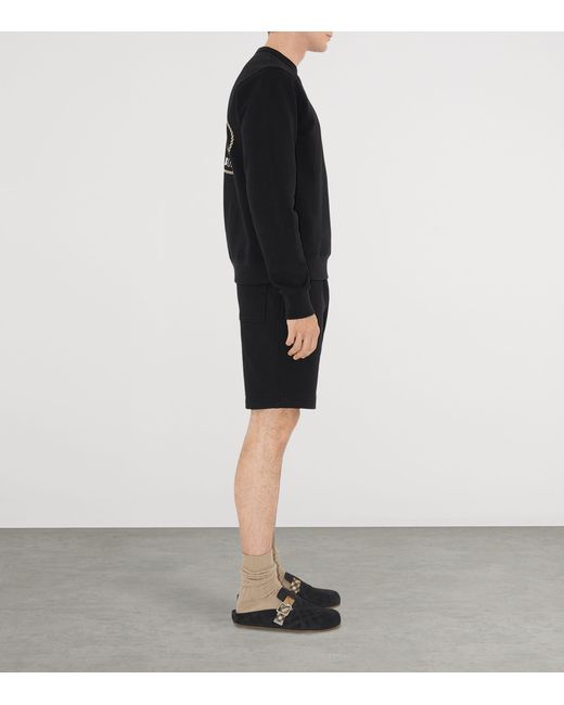 Burberry Black Ekd-Print Sweatshirt for men